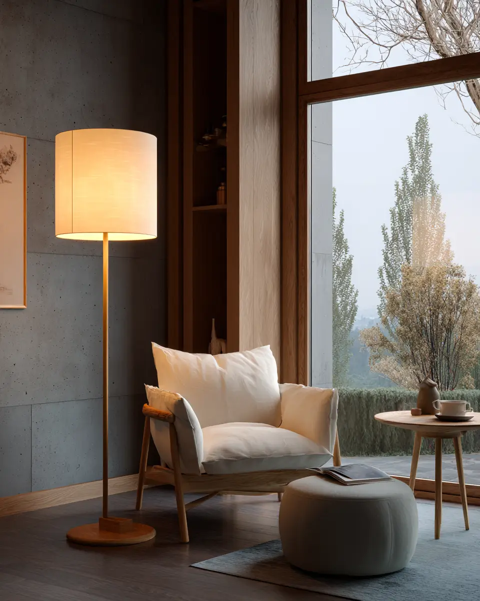 Ivory Japandi Living Room Decor Ideas