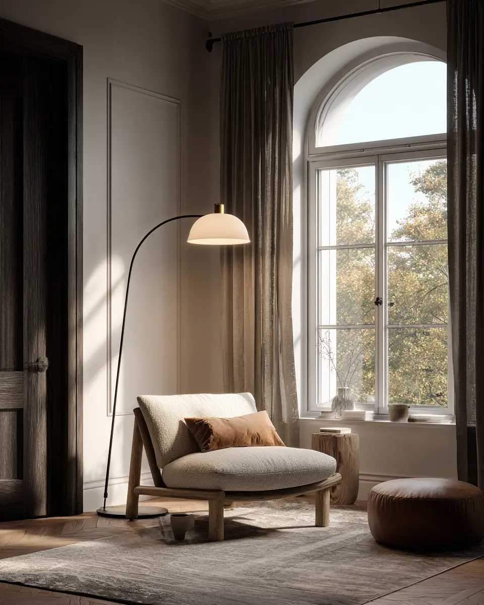 Ivory Japandi Living Room Decor Ideas