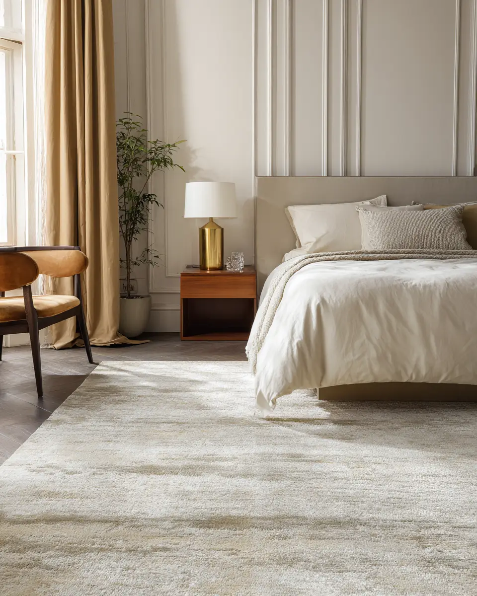 Ivory Mid-Century Modern Bedroom Decor Ideas