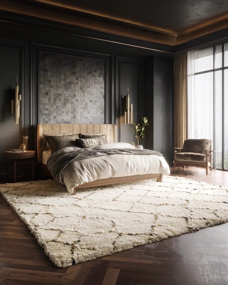 Ivory Mid-Century Modern Bedroom Decor Ideas