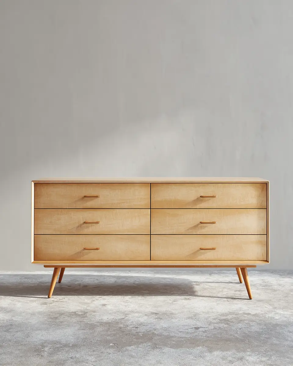 Ivory Mid-Century Modern Bedroom Decor Ideas