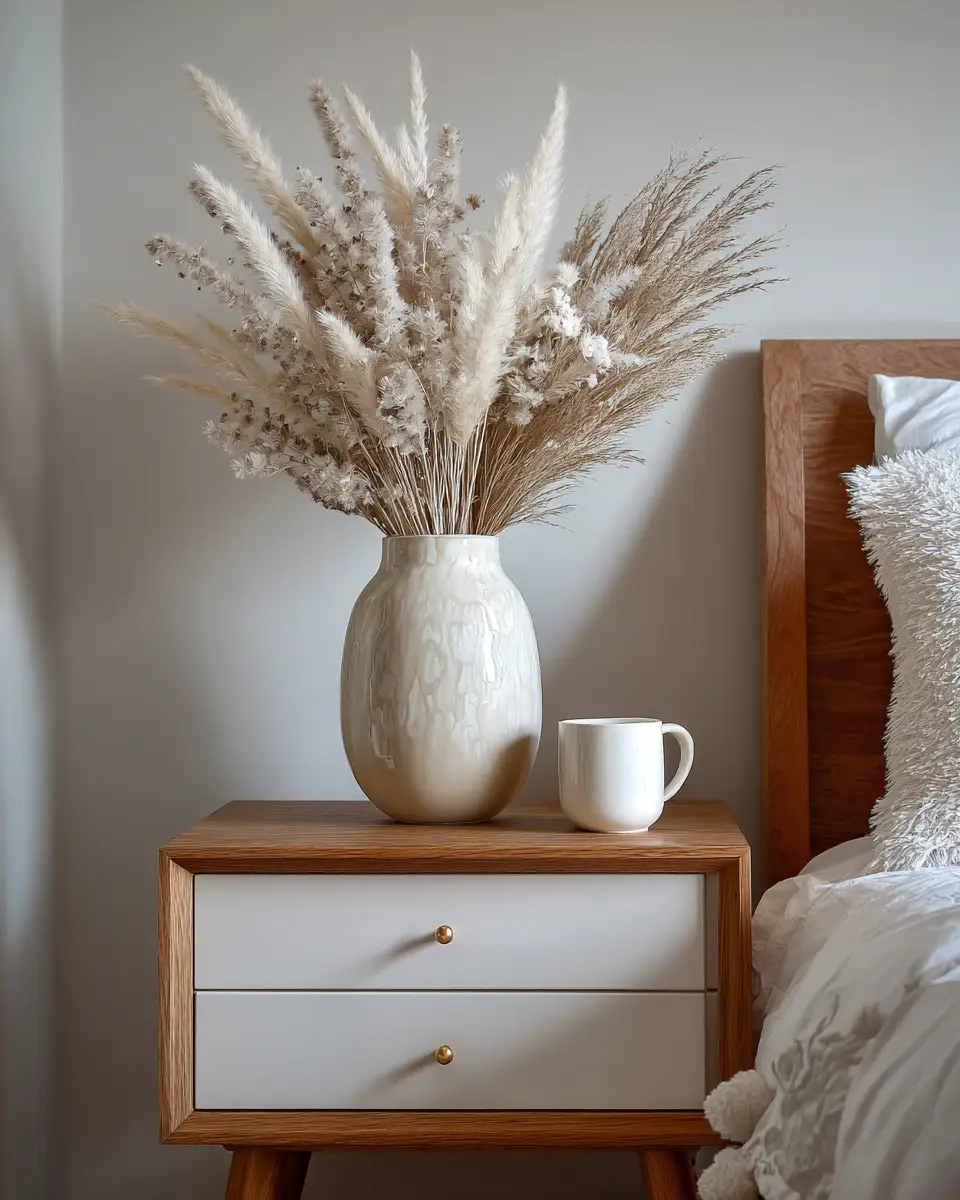 Ivory Mid-Century Modern Bedroom Decor Ideas