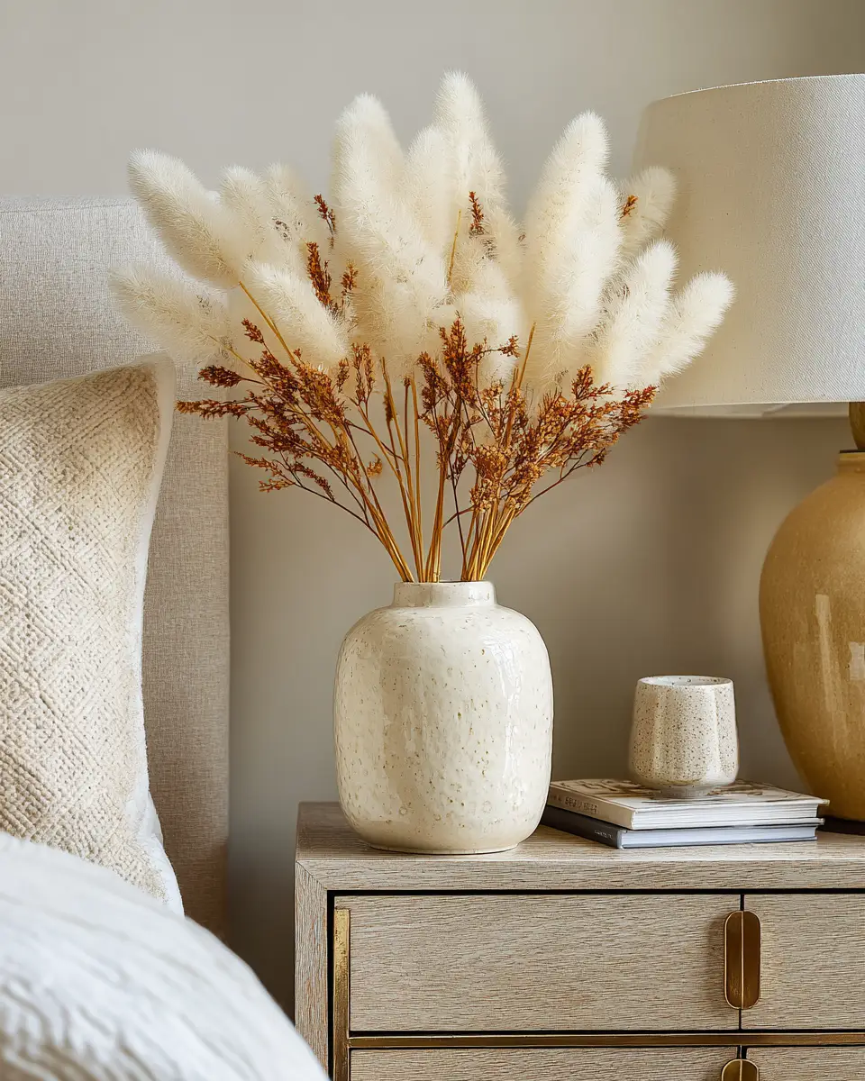 Ivory Mid-Century Modern Bedroom Decor Ideas