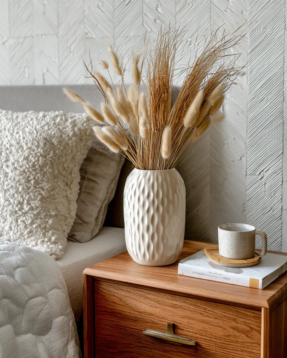 Ivory Mid-Century Modern Bedroom Decor Ideas