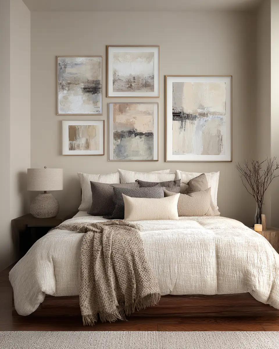 Ivory Mid-Century Modern Bedroom Decor Ideas