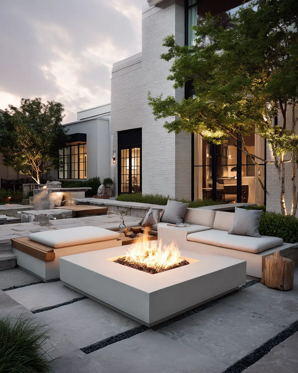 Ivory Modern Garden Decor Ideas