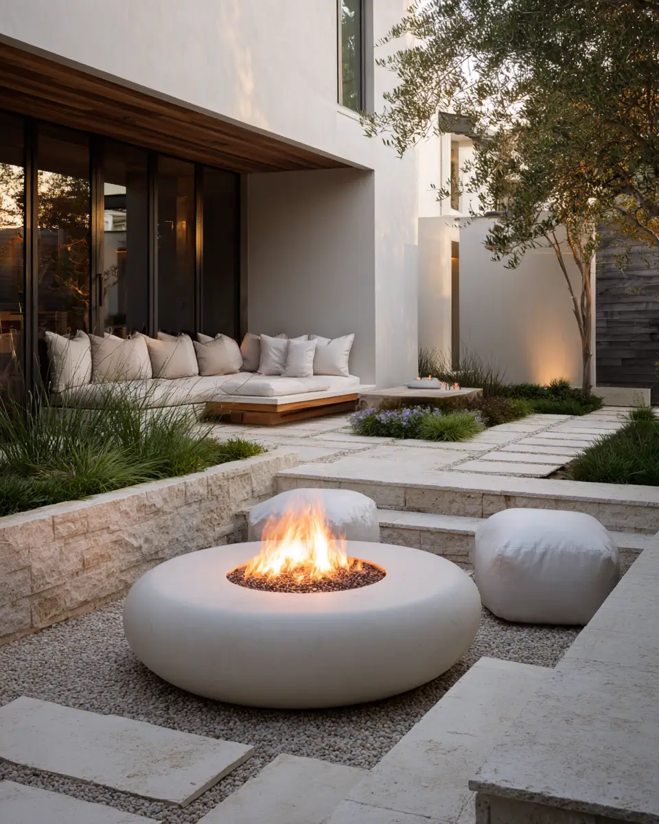 Ivory Modern Garden Decor Ideas