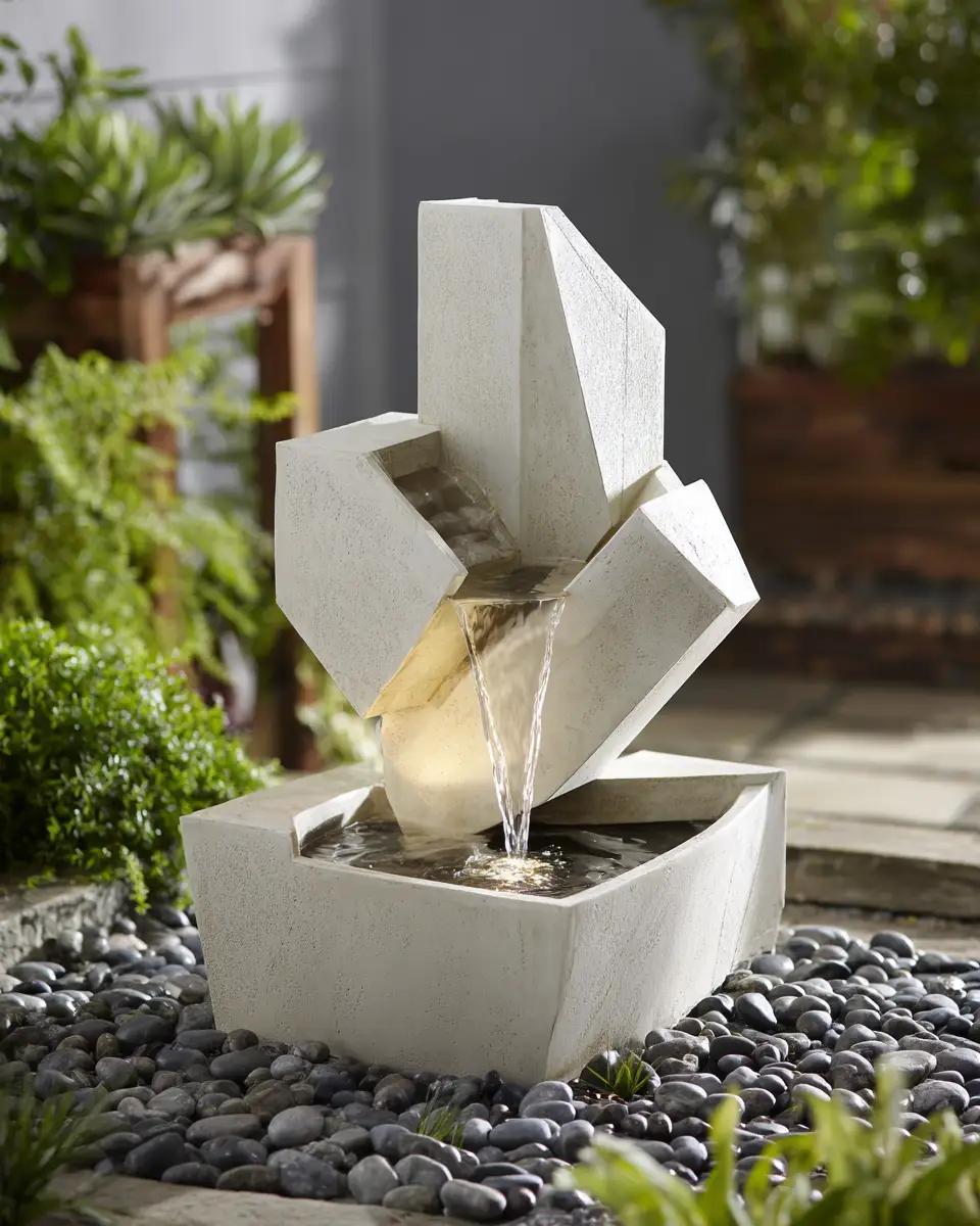 Ivory Modern Garden Decor Ideas