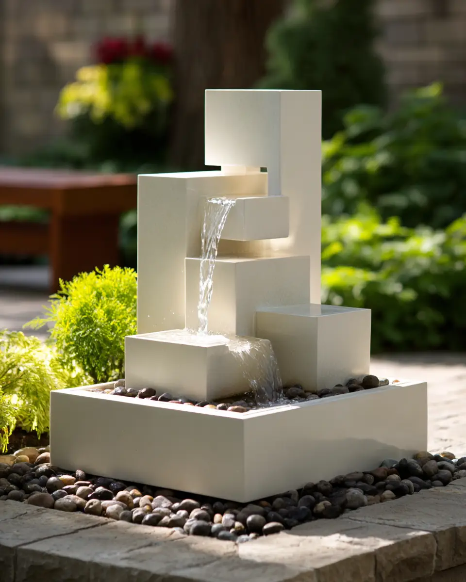 Ivory Modern Garden Decor Ideas
