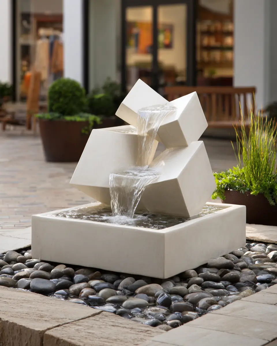 Ivory Modern Garden Decor Ideas