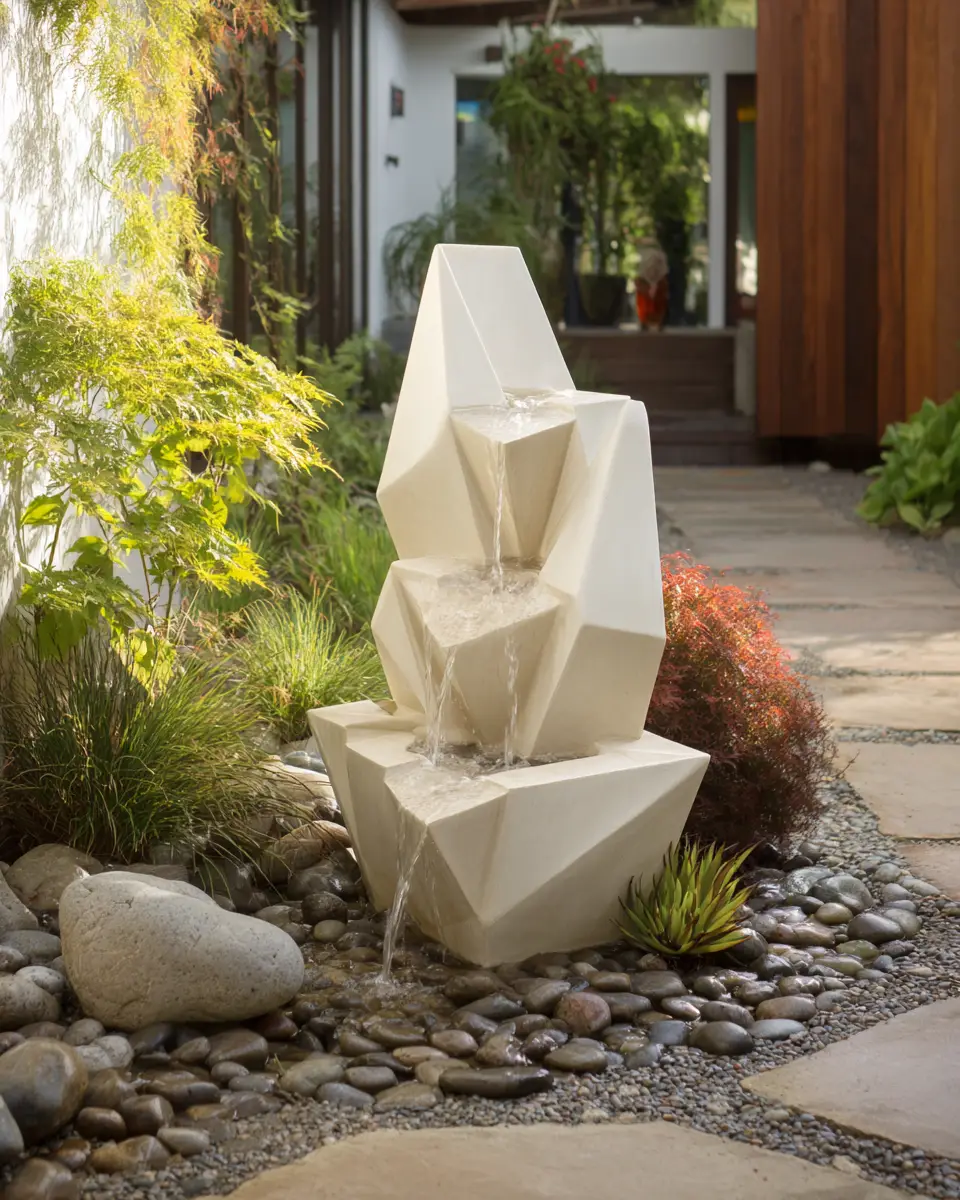 Ivory Modern Garden Decor Ideas
