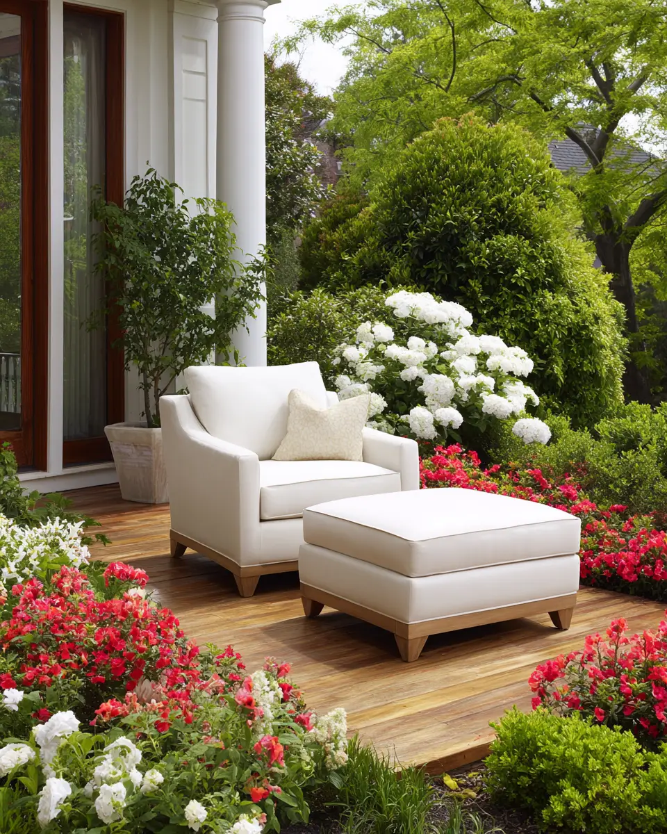 Ivory Modern Garden Decor Ideas