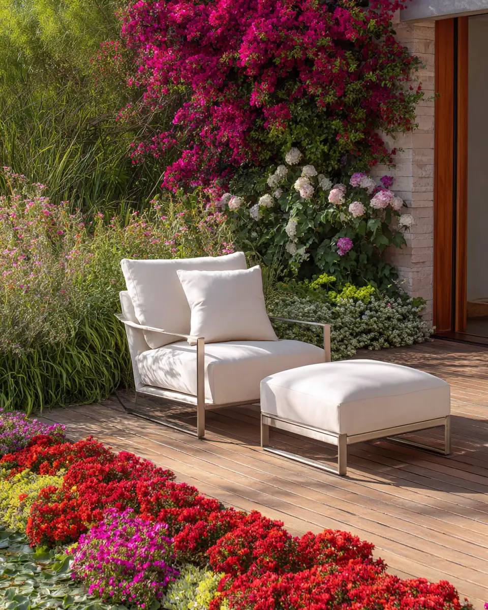 Ivory Modern Garden Decor Ideas