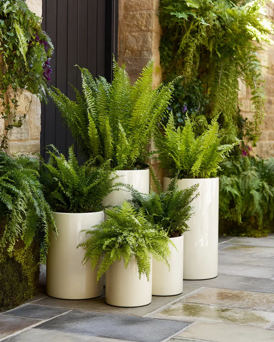Ivory Modern Garden Decor Ideas