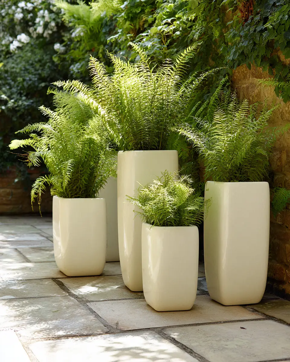 Ivory Modern Garden Decor Ideas