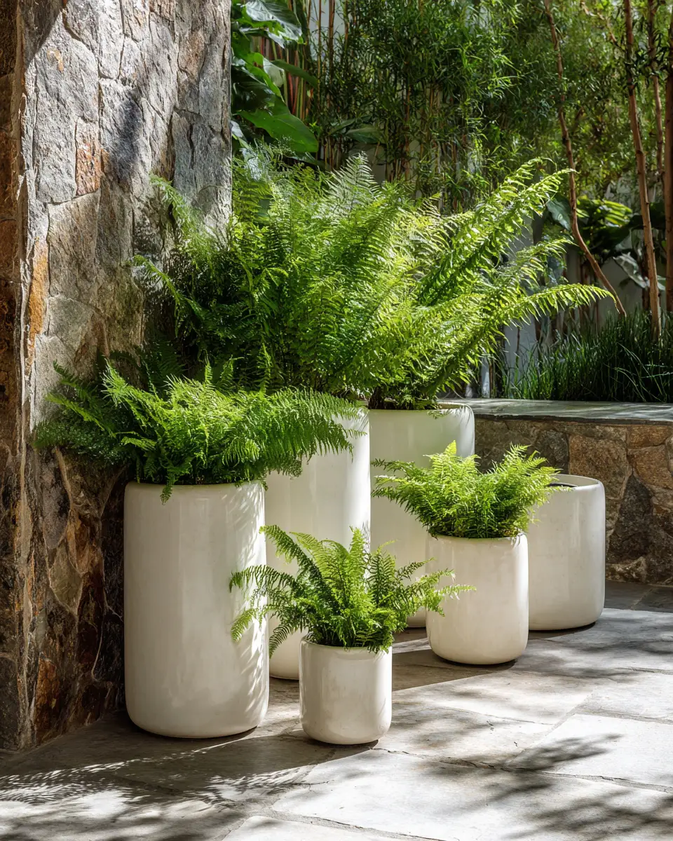 Ivory Modern Garden Decor Ideas