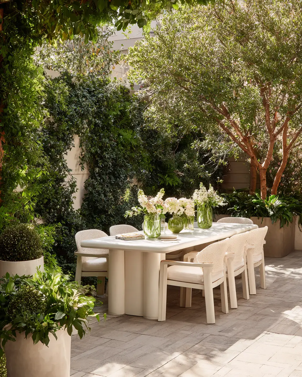 Ivory Modern Garden Decor Ideas