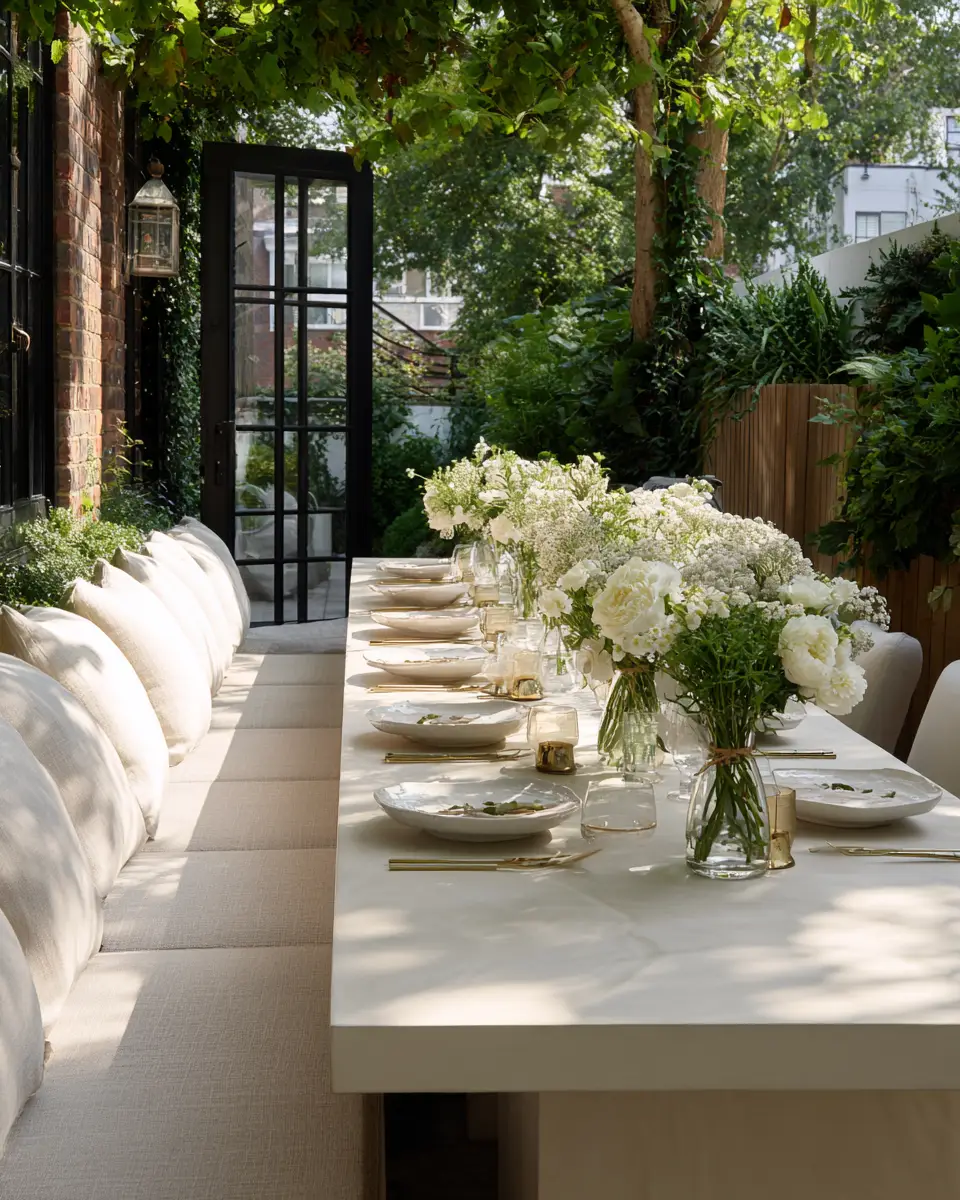 Ivory Modern Garden Decor Ideas
