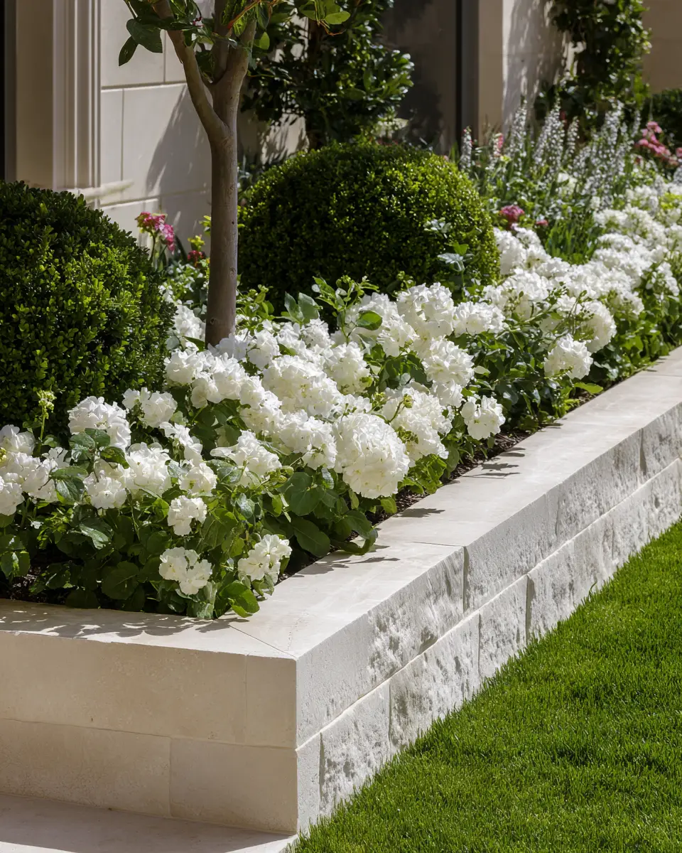 Ivory Modern Garden Decor Ideas