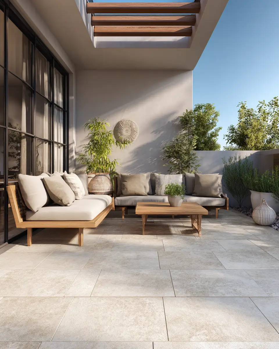 Ivory Modern Patio Decor Ideas