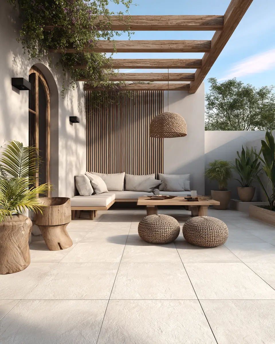 Ivory Modern Patio Decor Ideas