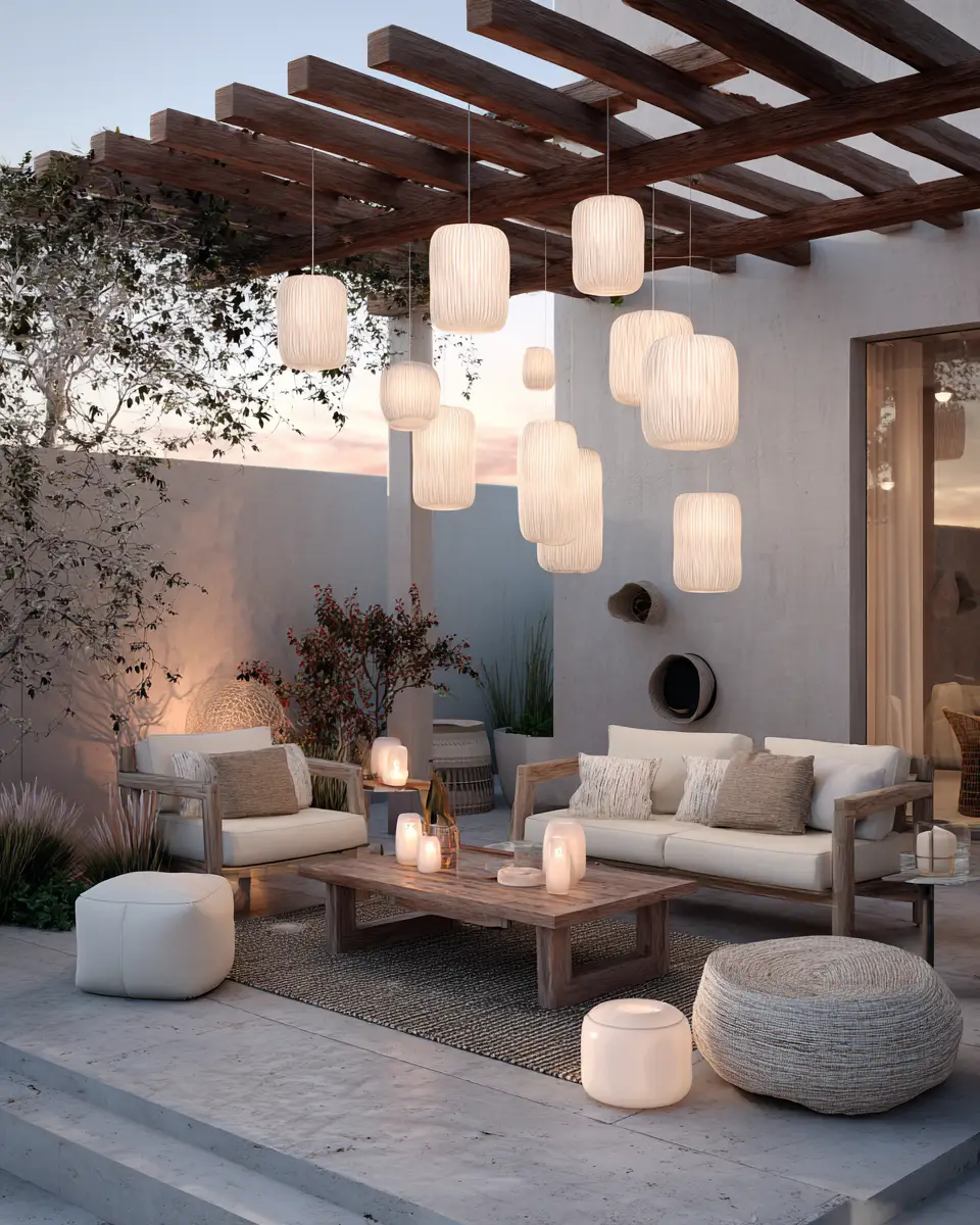 Ivory Modern Patio Decor Ideas