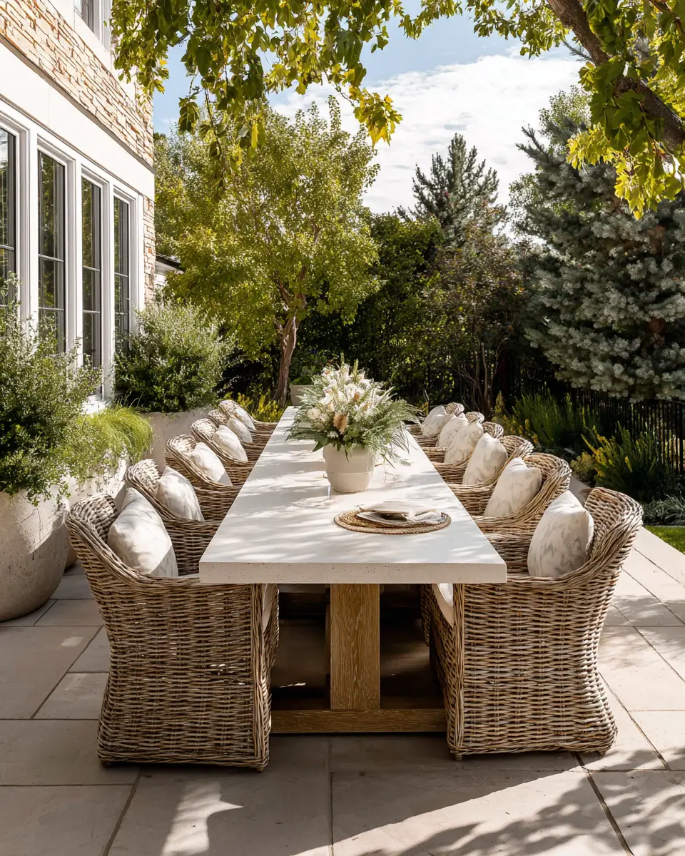 Ivory Modern Patio Decor Ideas