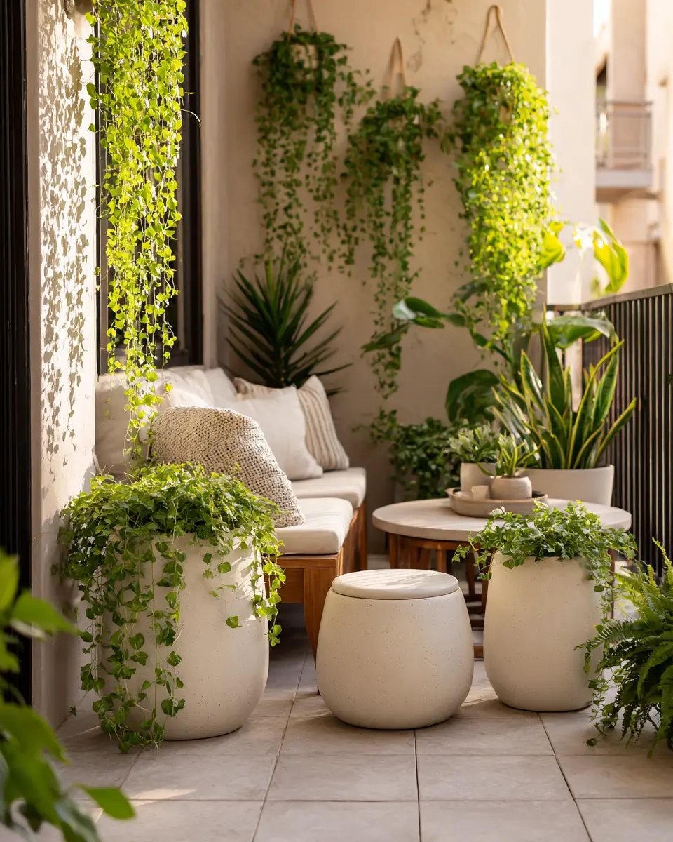 Ivory Modern Patio Decor Ideas
