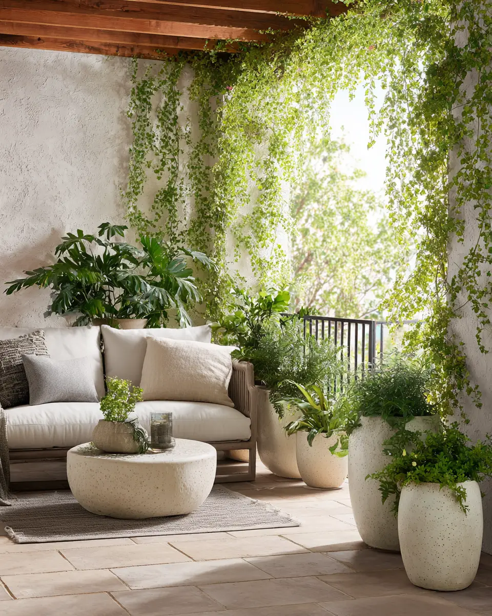 Ivory Modern Patio Decor Ideas