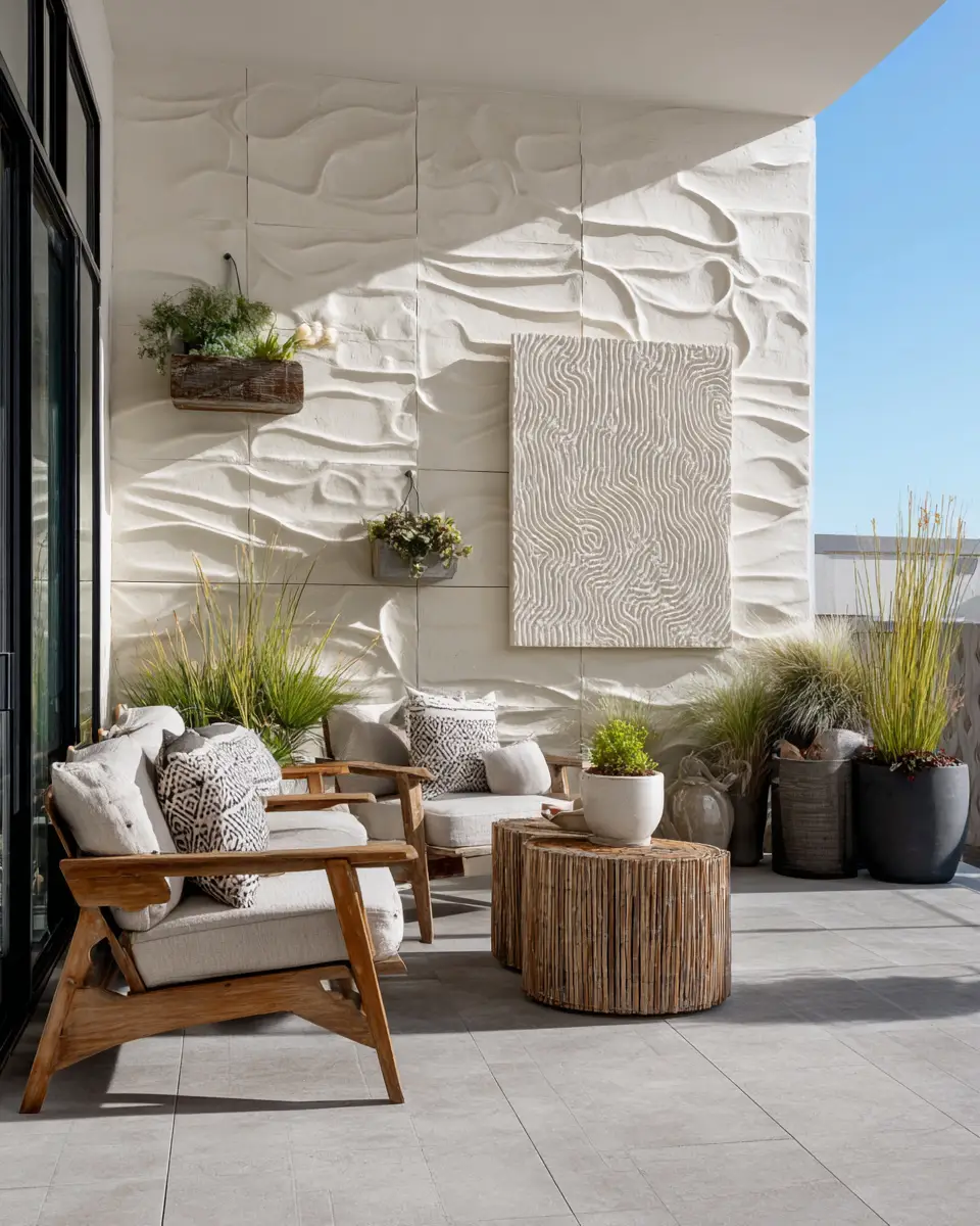 Ivory Modern Patio Decor Ideas