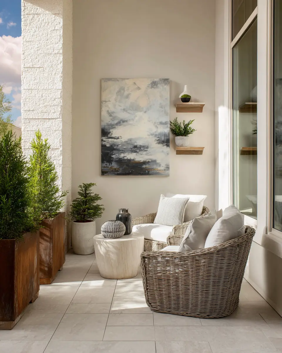 Ivory Modern Patio Decor Ideas