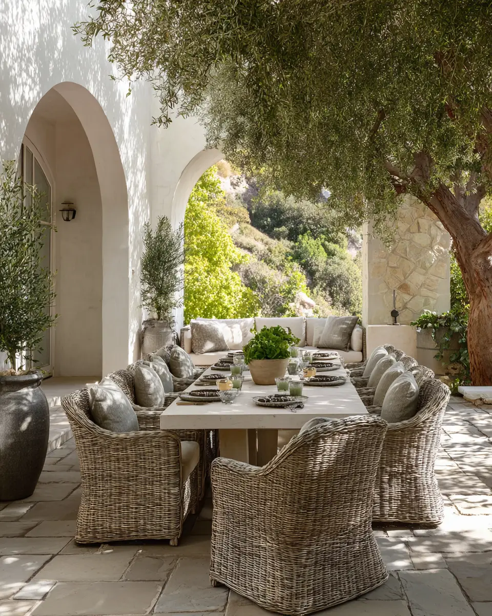 Ivory Modern Patio Decor Ideas