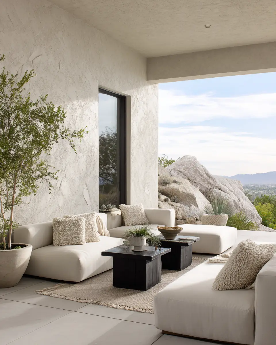 Ivory Modern Patio Decor Ideas