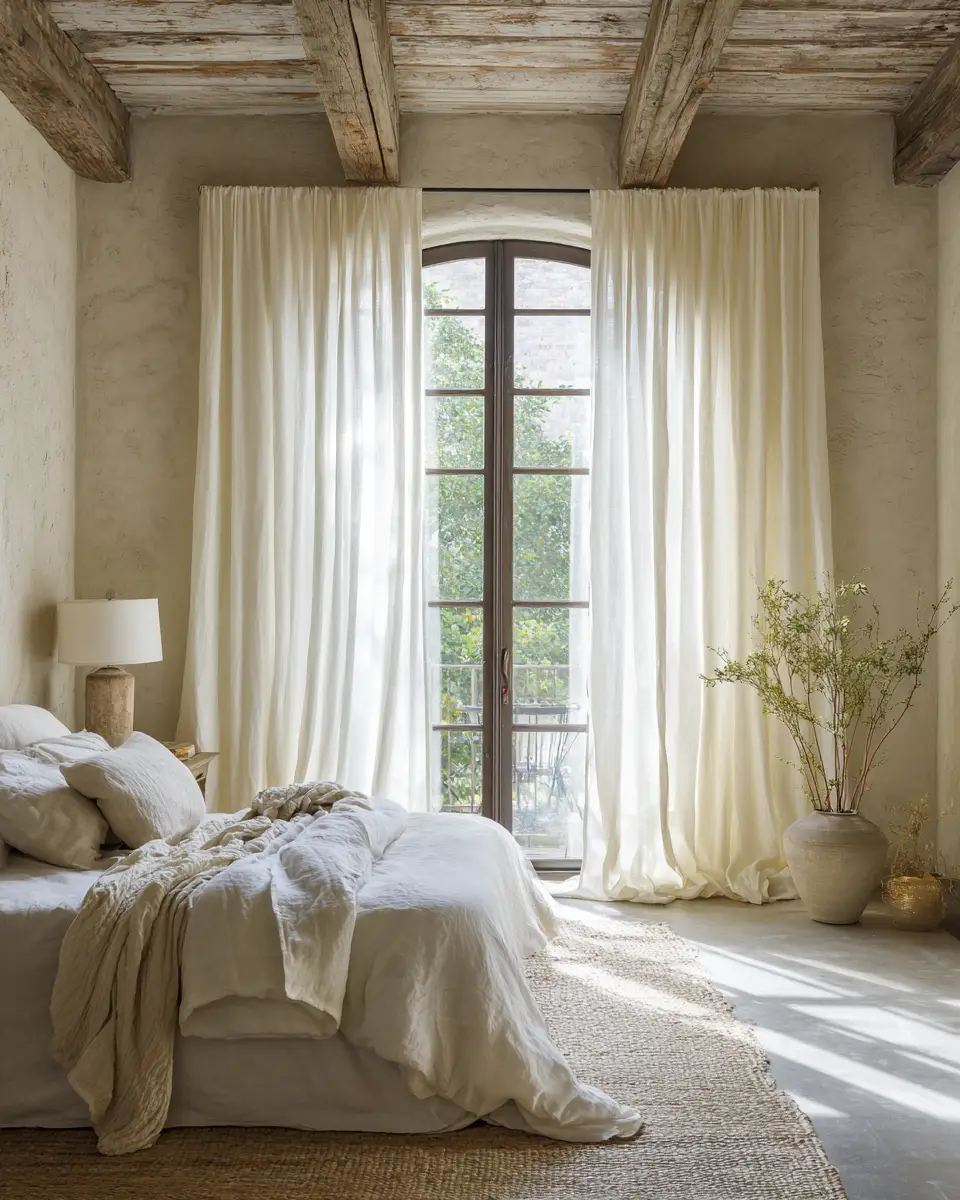 Ivory Rustic Bedroom Decor Ideas