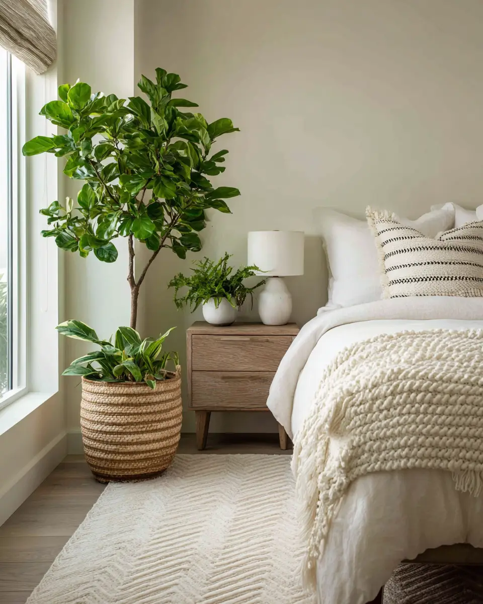 Ivory Rustic Bedroom Decor Ideas