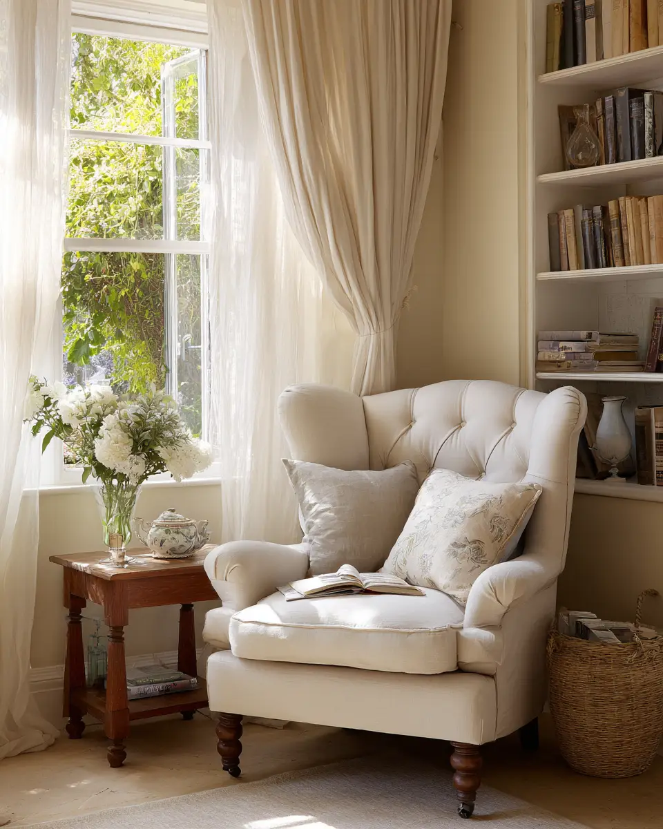 Ivory Rustic Bedroom Decor Ideas