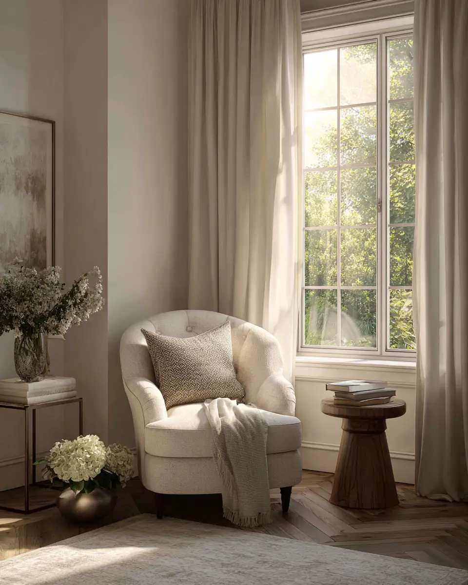 Ivory Rustic Bedroom Decor Ideas