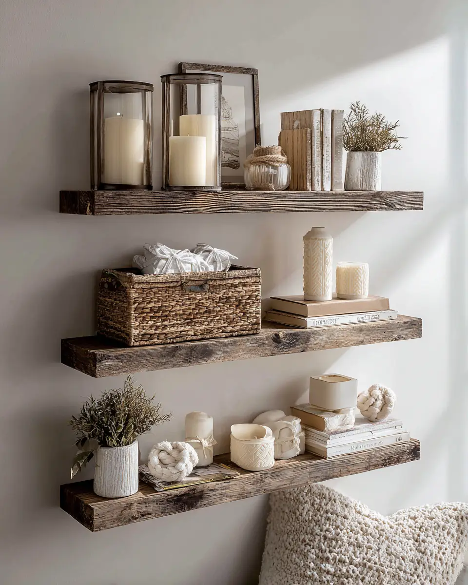 Ivory Rustic Bedroom Decor Ideas