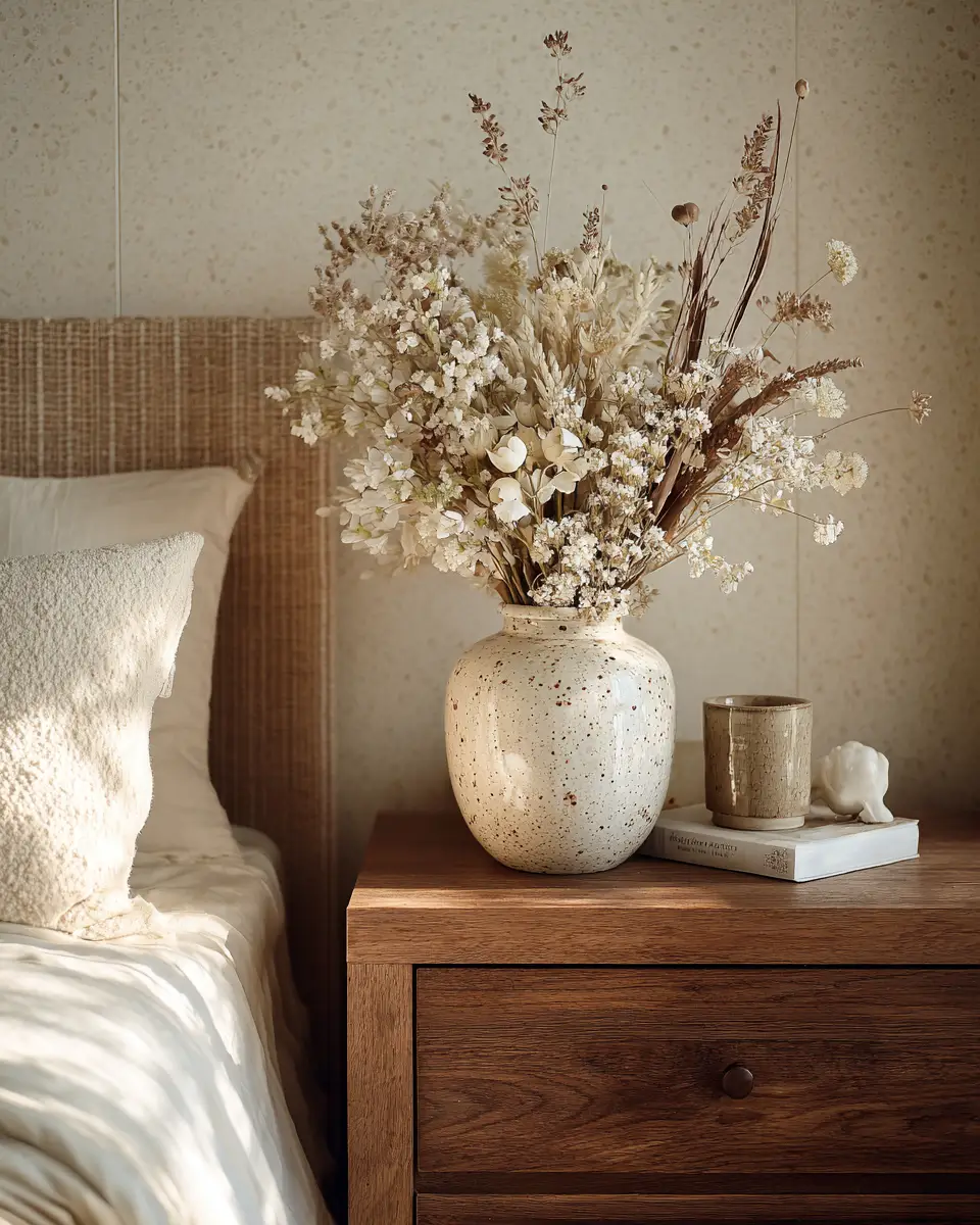 Ivory Rustic Bedroom Decor Ideas