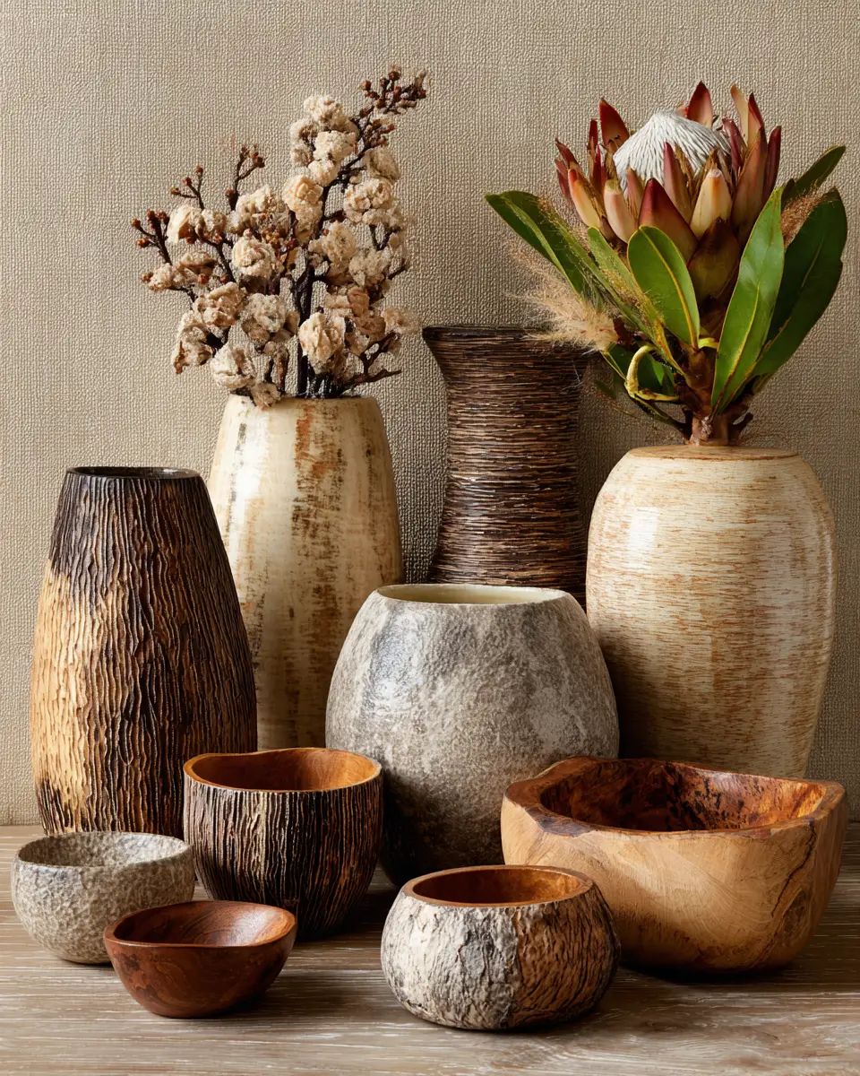 Ivory Rustic Living Room Decor Ideas