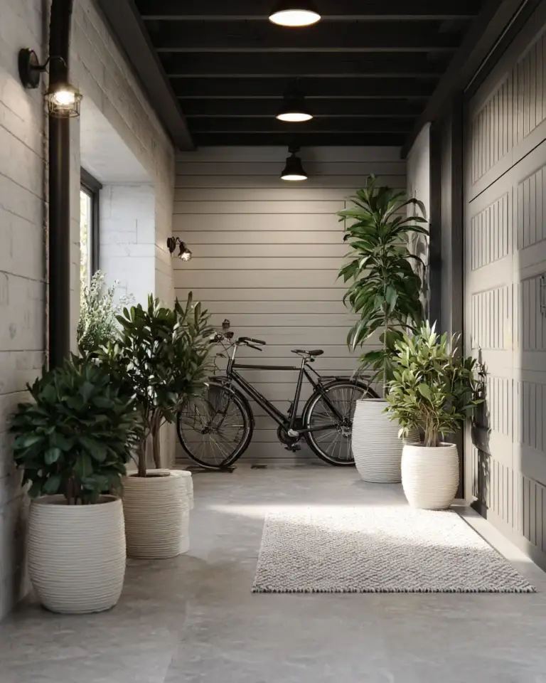 Ivory Scandinavian Garage Decor Ideas - Featured