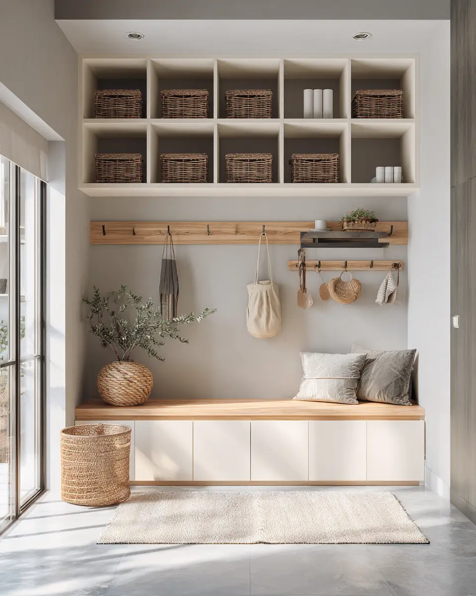 Ivory Scandinavian Garage Decor Ideas