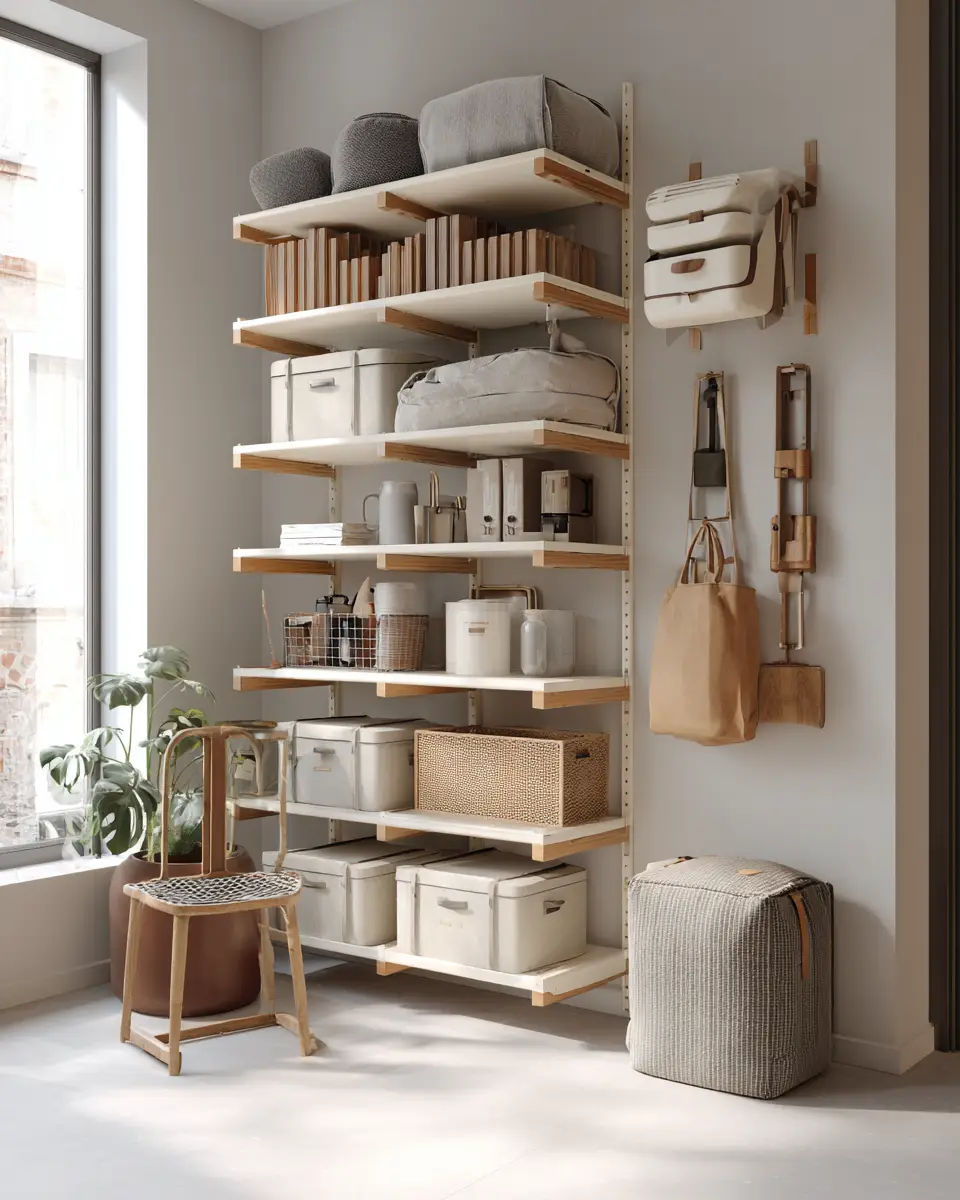 Ivory Scandinavian Garage Decor Ideas