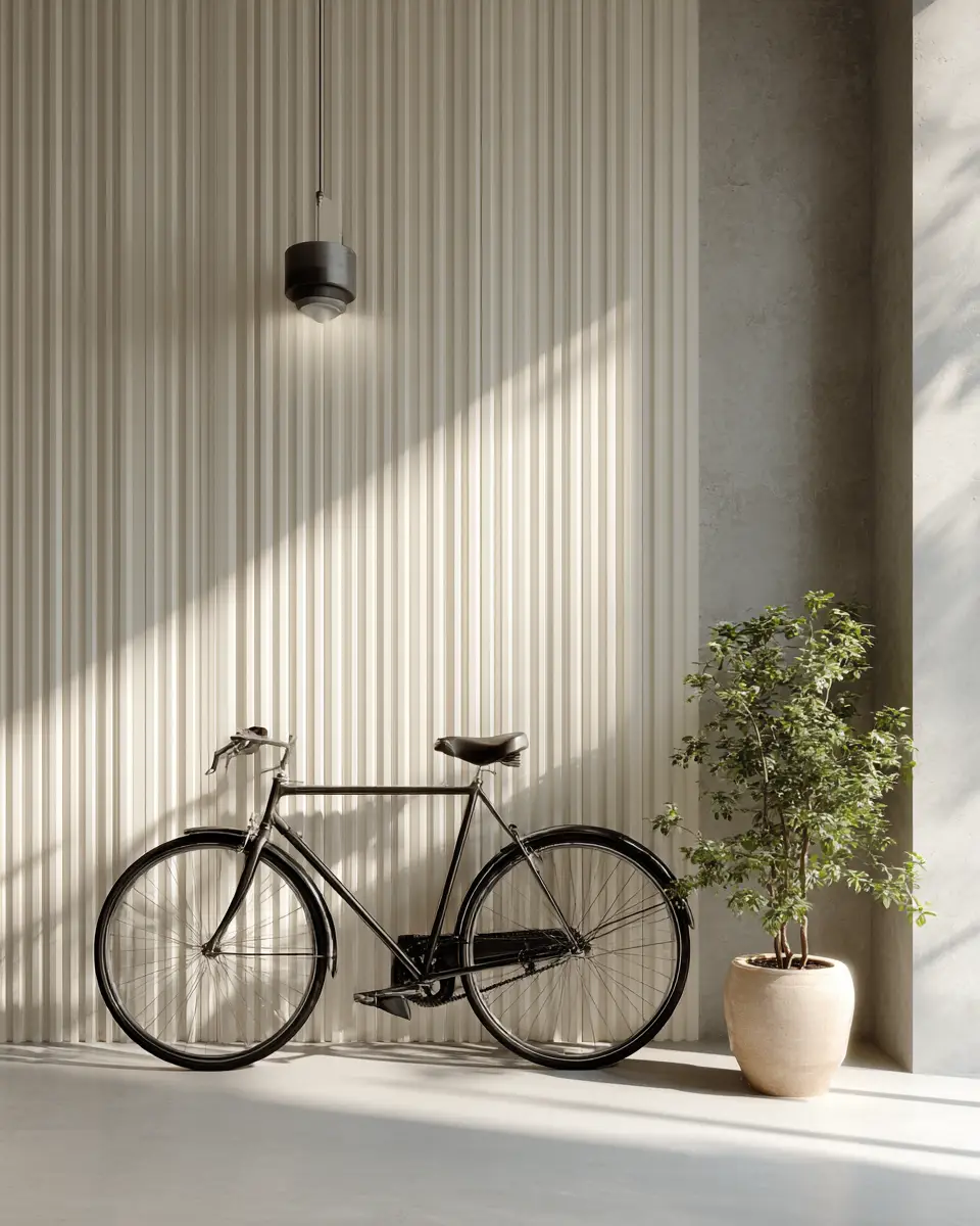 Ivory Scandinavian Garage Decor Ideas