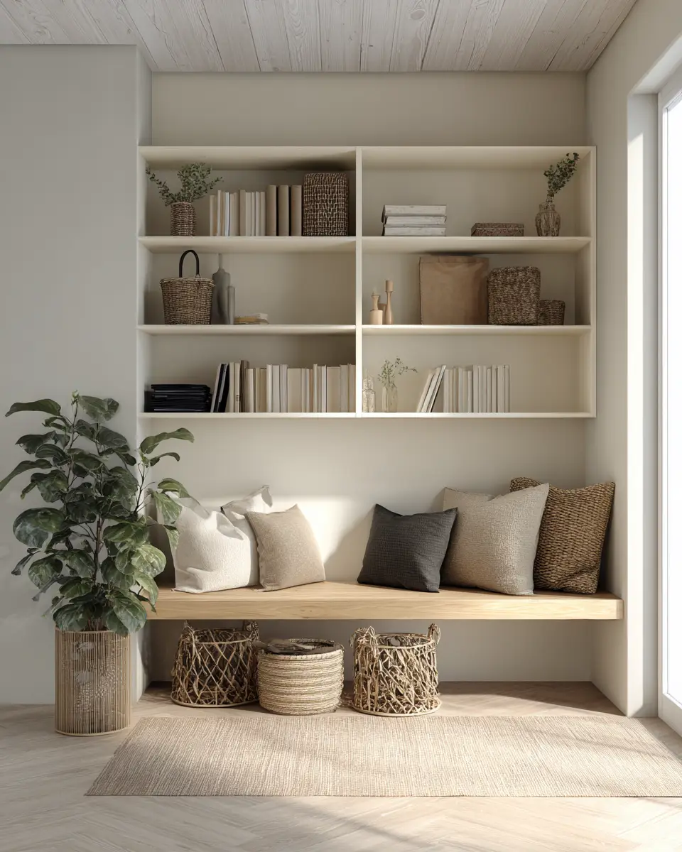 Ivory Scandinavian Garage Decor Ideas