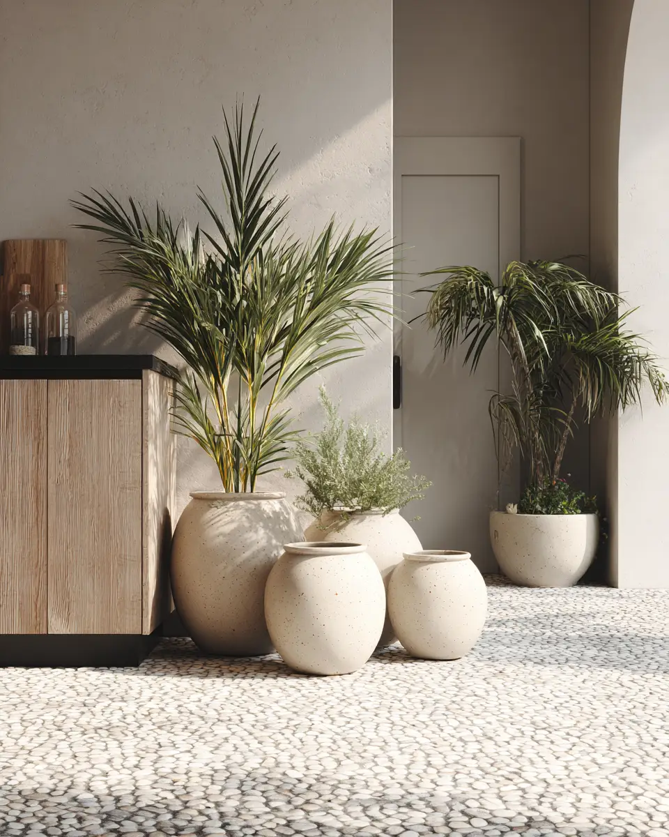 Ivory Scandinavian Garage Decor Ideas