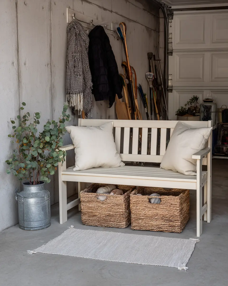 Ivory Scandinavian Garage Decor Ideas