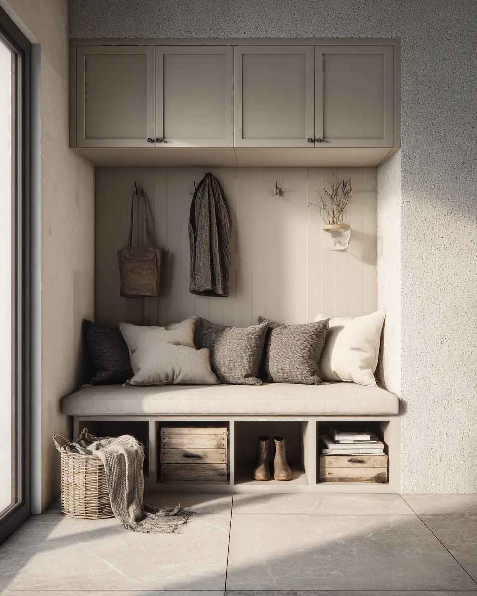 Ivory Scandinavian Garage Decor Ideas