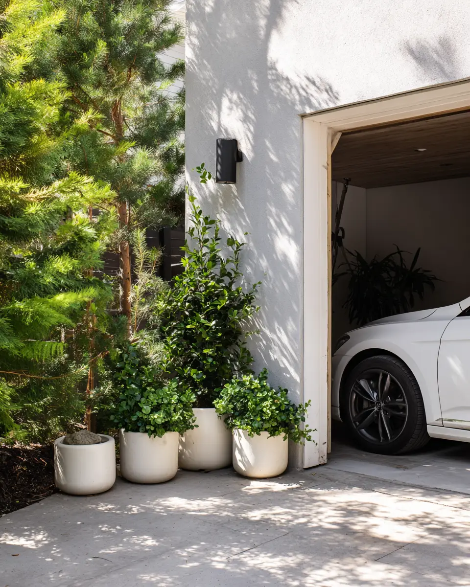 Ivory Scandinavian Garage Decor Ideas