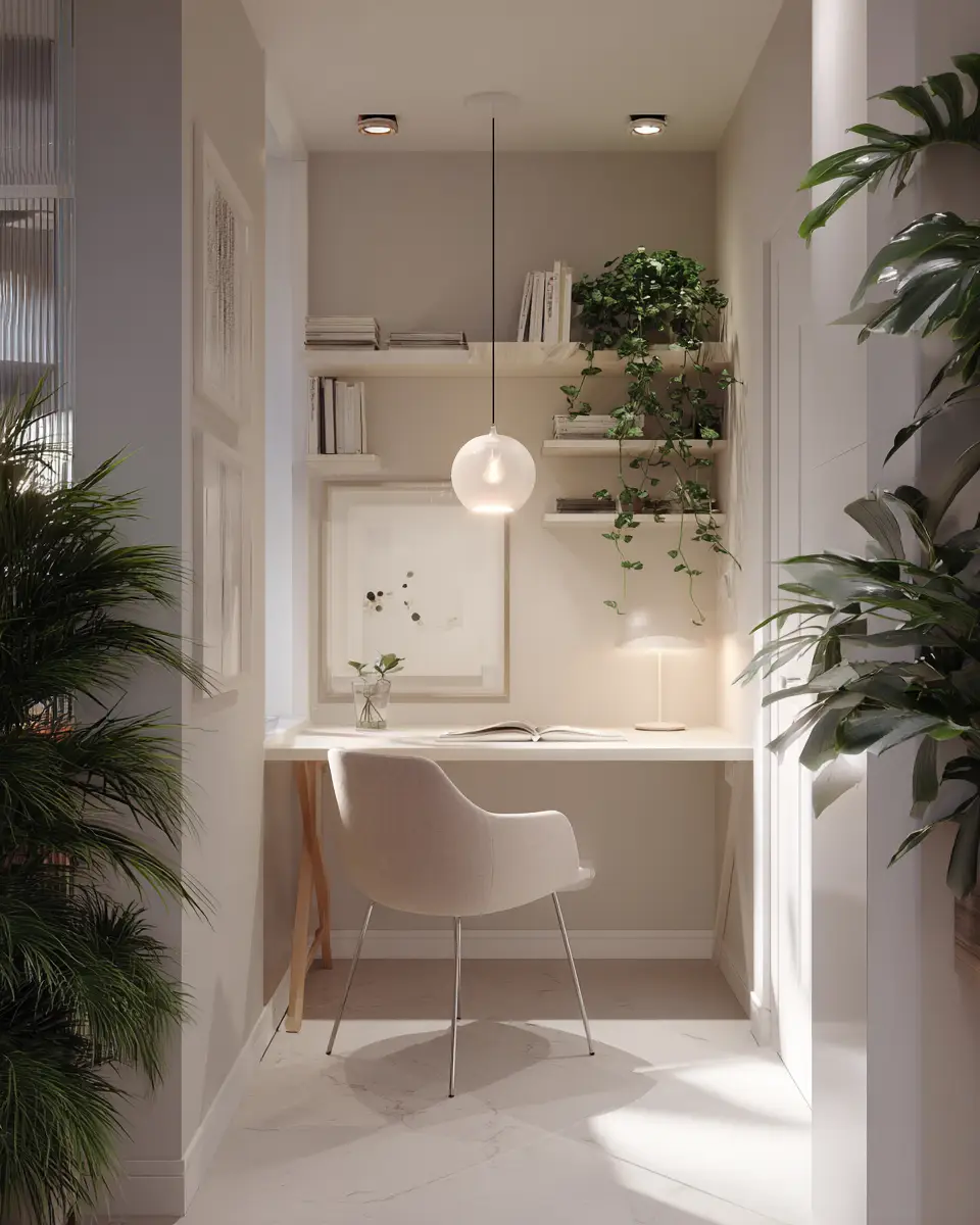 Ivory Scandinavian Garage Decor Ideas